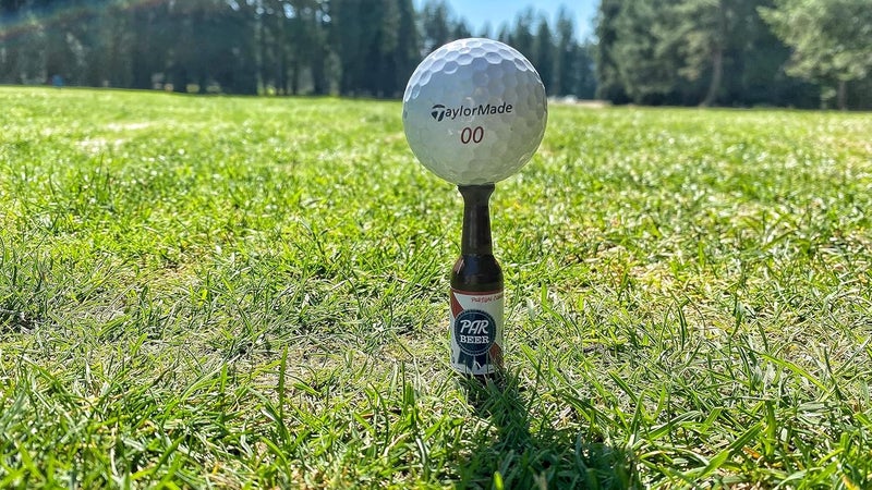 Putt Light Store Beer Bottle Golf Tees, Virtually Unbreakable and Recyclable Plastic Golf Tee 6 Pack, Golf Gift for Men, Bachelor Party Novelty Gift, for Golfers,3-1/4" Tall - Image 4